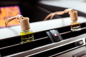 Professional car ozone treatment setup at Spotless Car Spa in Burlington