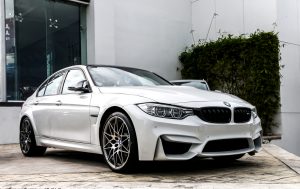 BMW M series with full front PPF wrap for rock chip protection